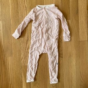 KicKee Pants Button Onesie Pajamas with Diaper Flap Rubber Duckie